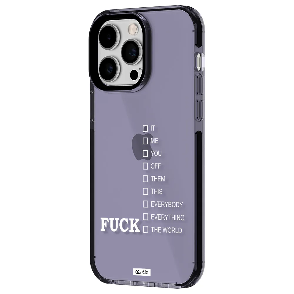 F#*K Ways Apple iPhone 15 Pro Max impact Lilac Case