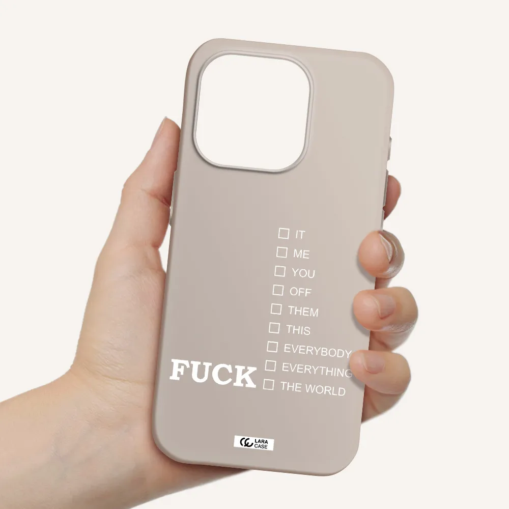 F#*K Ways Apple Iphone 15 Pro Silicone Stone Case