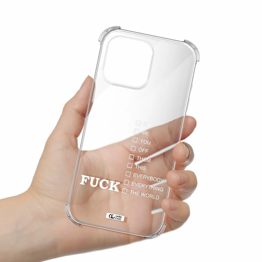F#*K Ways Apple Iphone 16 Pro Max Clear Pc Case