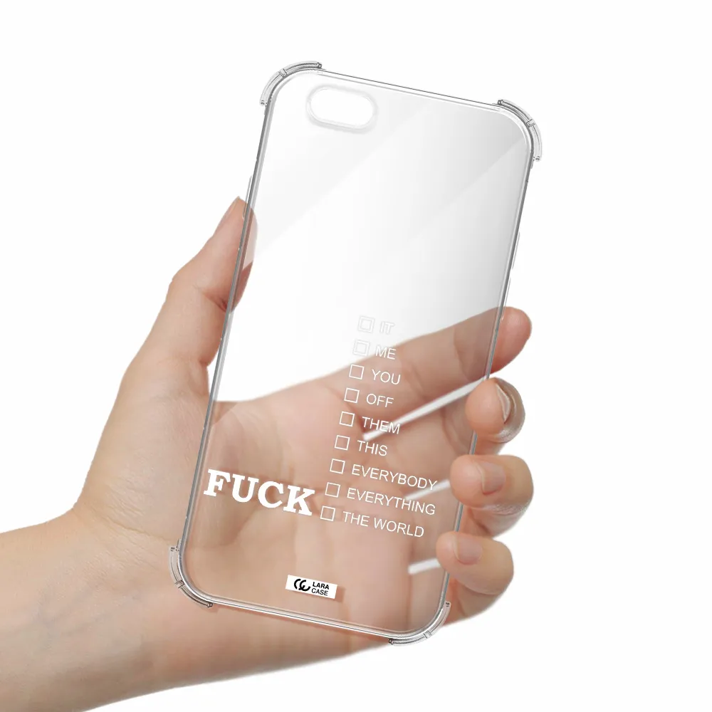 F#*K Ways Apple iPhone 6 Clear PC Case