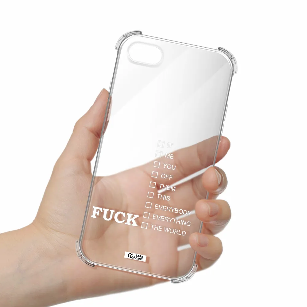 F#*K Ways Apple iPhone 7 Clear PC Case