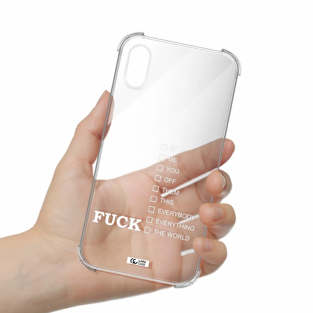 F#*K Ways Apple iPhone XS Clear PC Case
