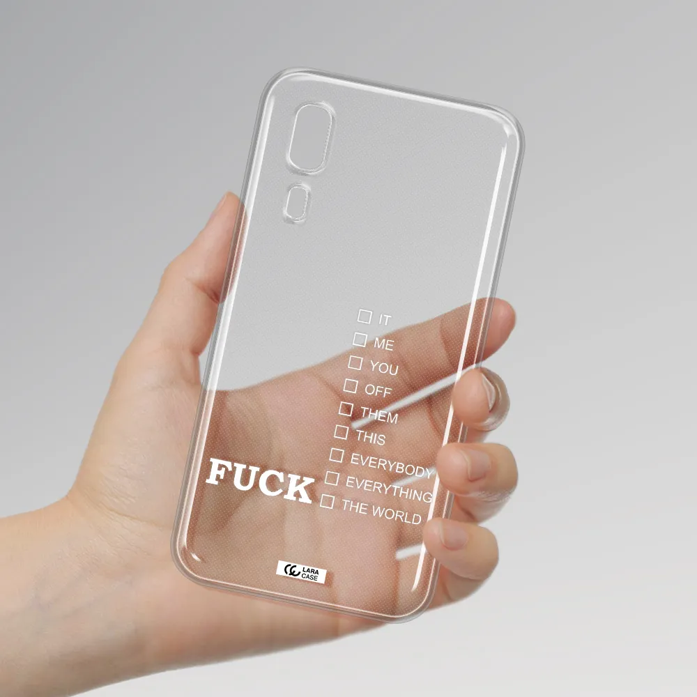 F#*K Ways Samsung A2 Core Clear TPU Case