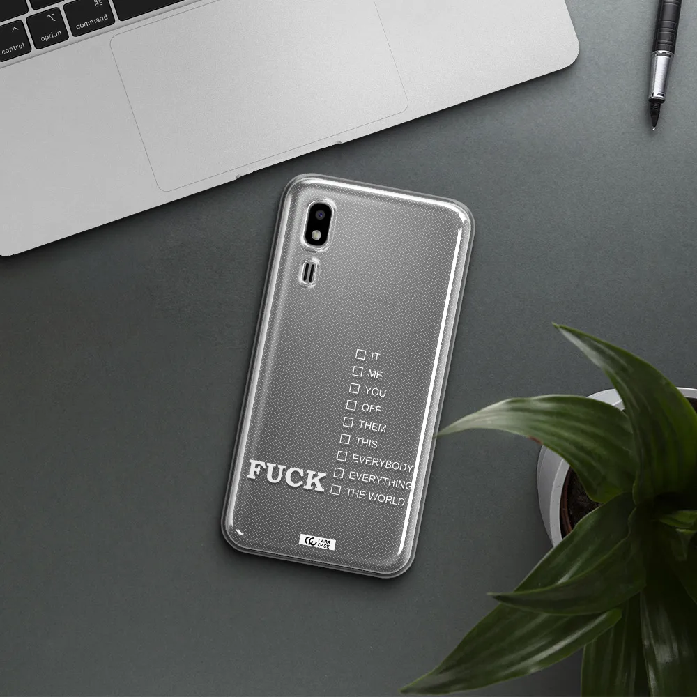 F#*K Ways Samsung A2 Core Clear TPU Case