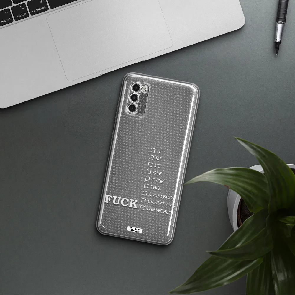 F#*K Ways Samsung A41 Clear Tpu Case