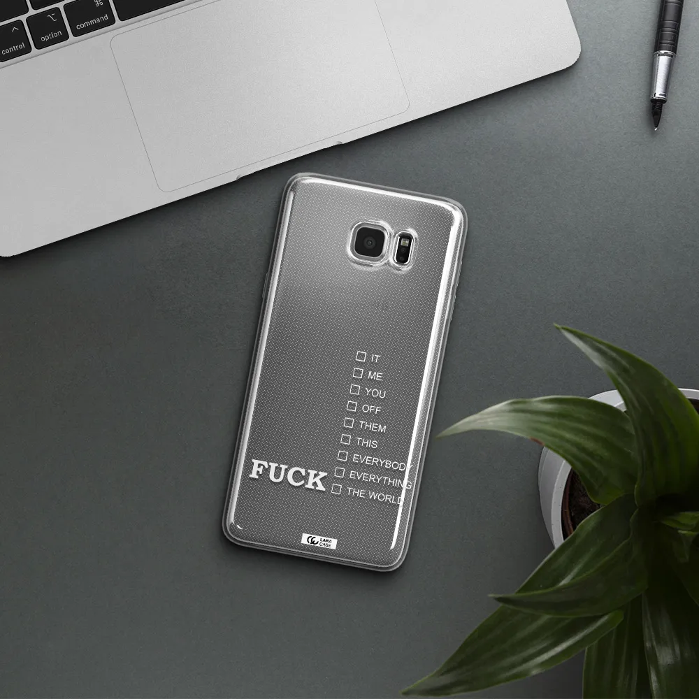 F#*K Ways Samsung Note 5 Clear TPU Case