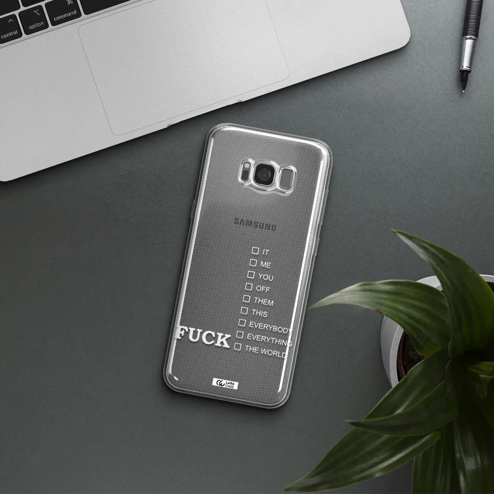 F#*K Ways Samsung S8 Clear TPU Case