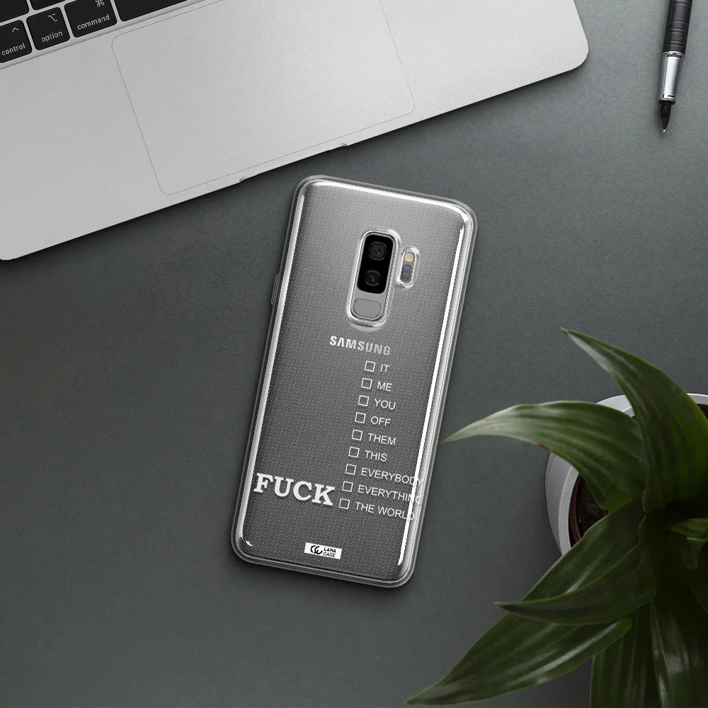 F#*K Ways Samsung S9 Plus Clear TPU Case