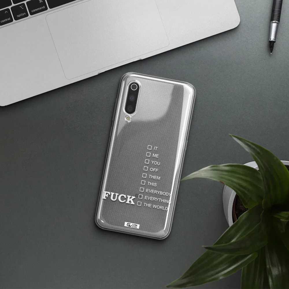 F#*K Ways Xiaomi Mi 9 Clear TPU Case