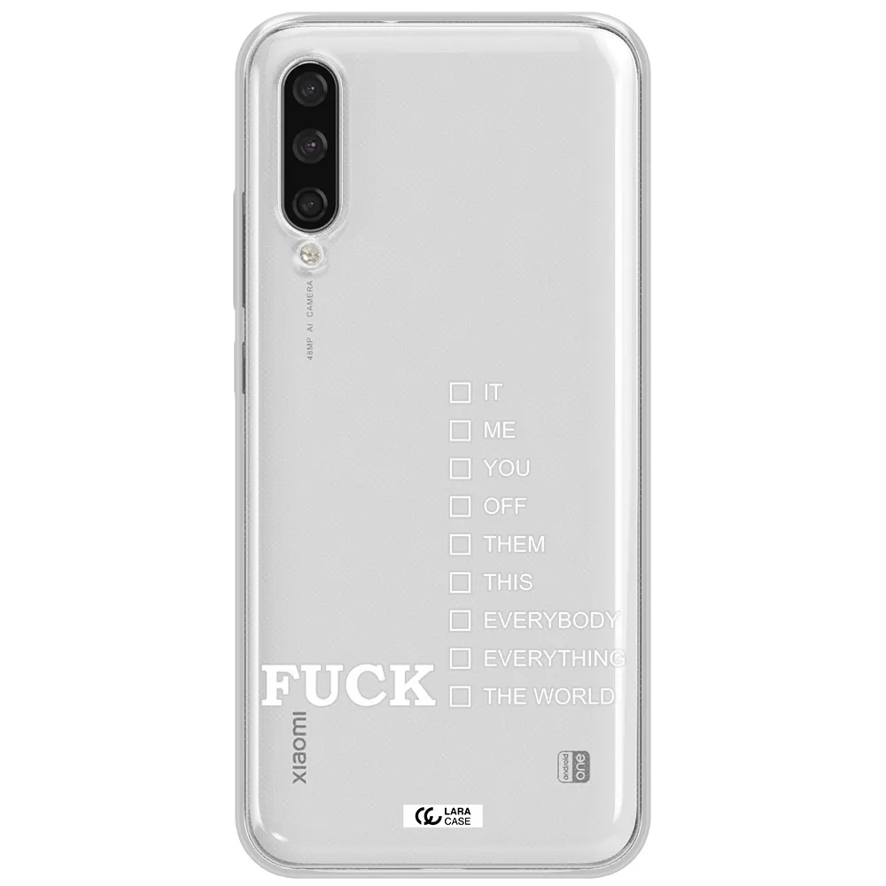 F#*K Ways Xiaomi Mi A3 Clear Tpu Case