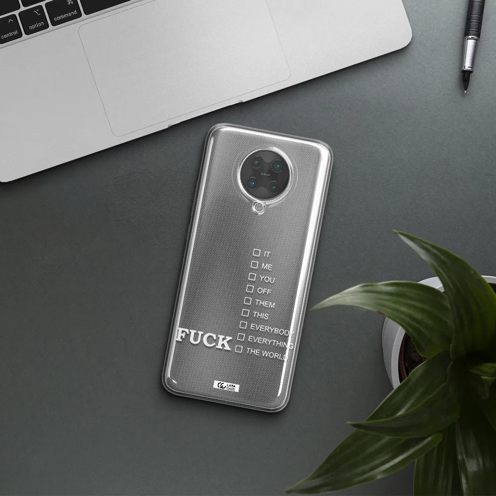 F#*K Ways Xiaomi Poco F2 Pro Clear TPU Case