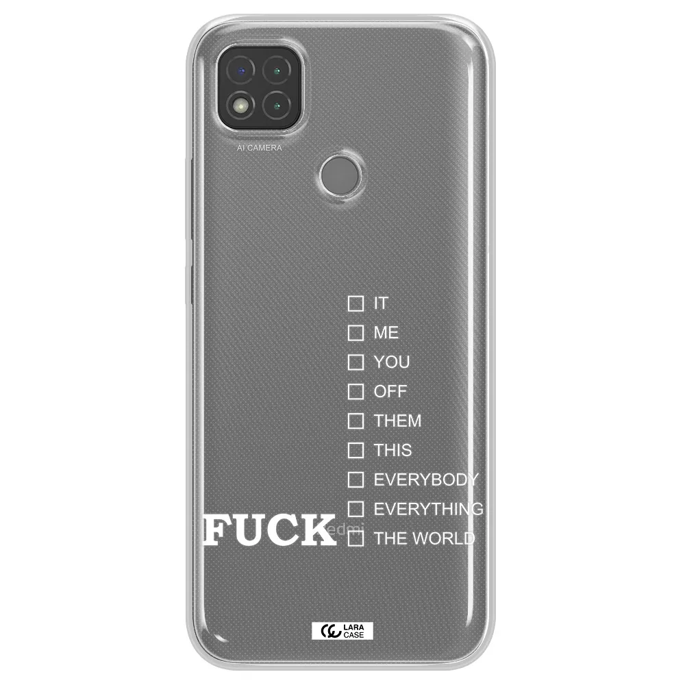 F#*K Ways Xiaomi Redmi 9C Clear TPU Case