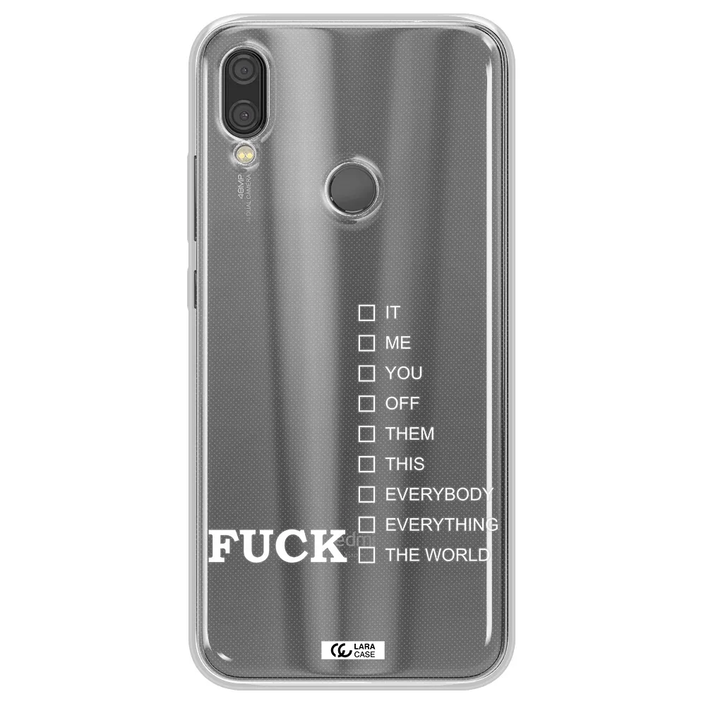 F#*K Ways Xiaomi Redmi Note 7 Clear TPU Case