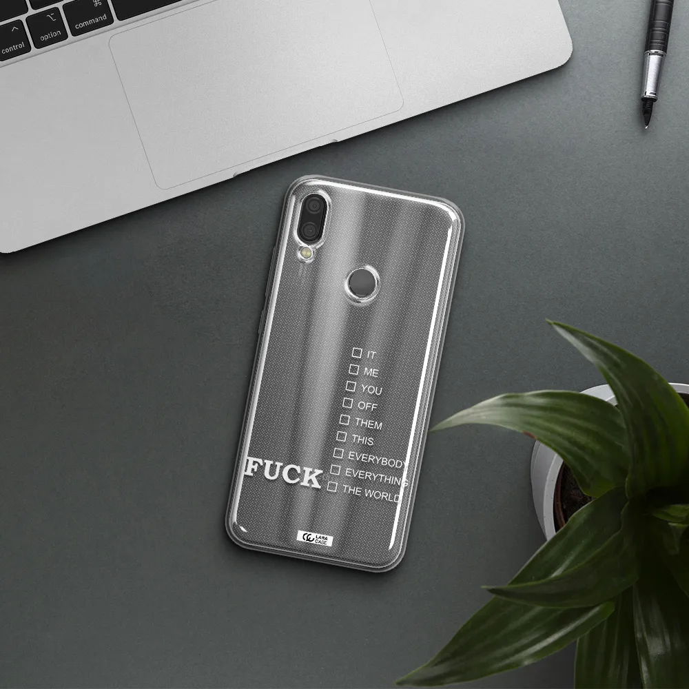 F#*K Ways Xiaomi Redmi Note 7 Clear TPU Case