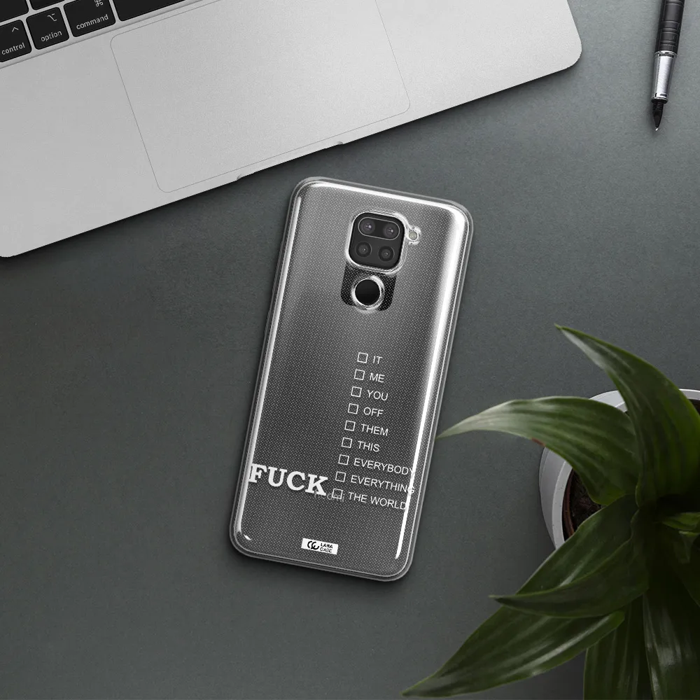 F#*K Ways Xiaomi Redmi Note 9 Clear TPU Case