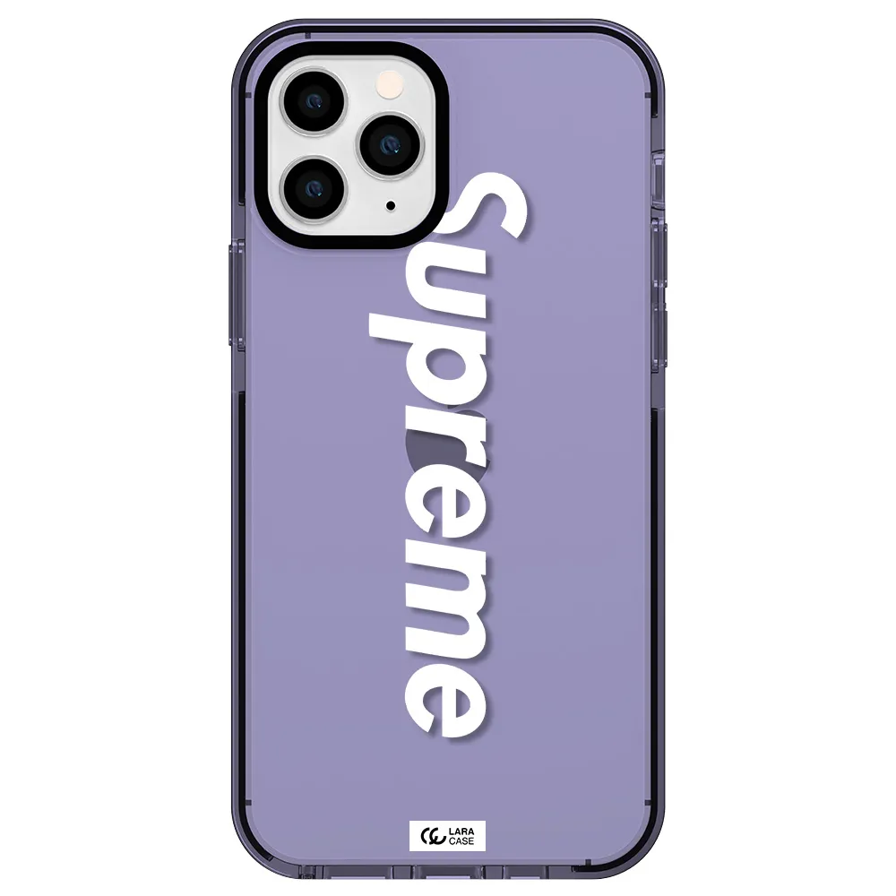 Supreme Vertical Apple iPhone 11 pro max impact Lilac Case
