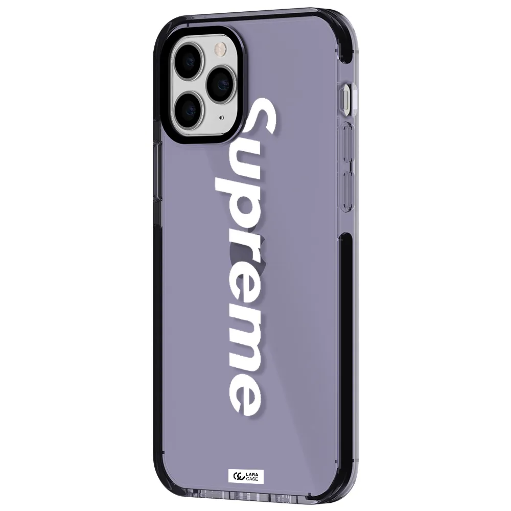 Supreme Vertical Apple iPhone 11 pro max impact Lilac Case