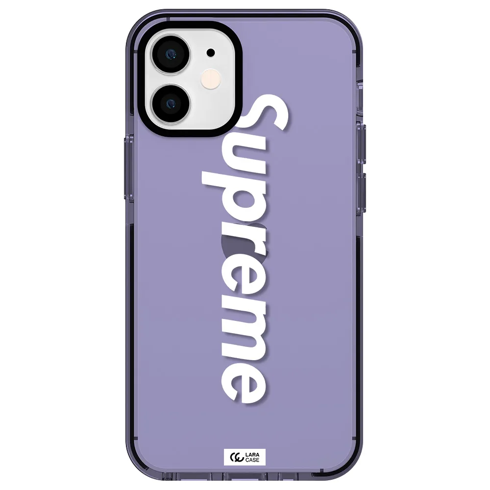 Supreme Vertical Apple iPhone 12 mini impact Lilac Case