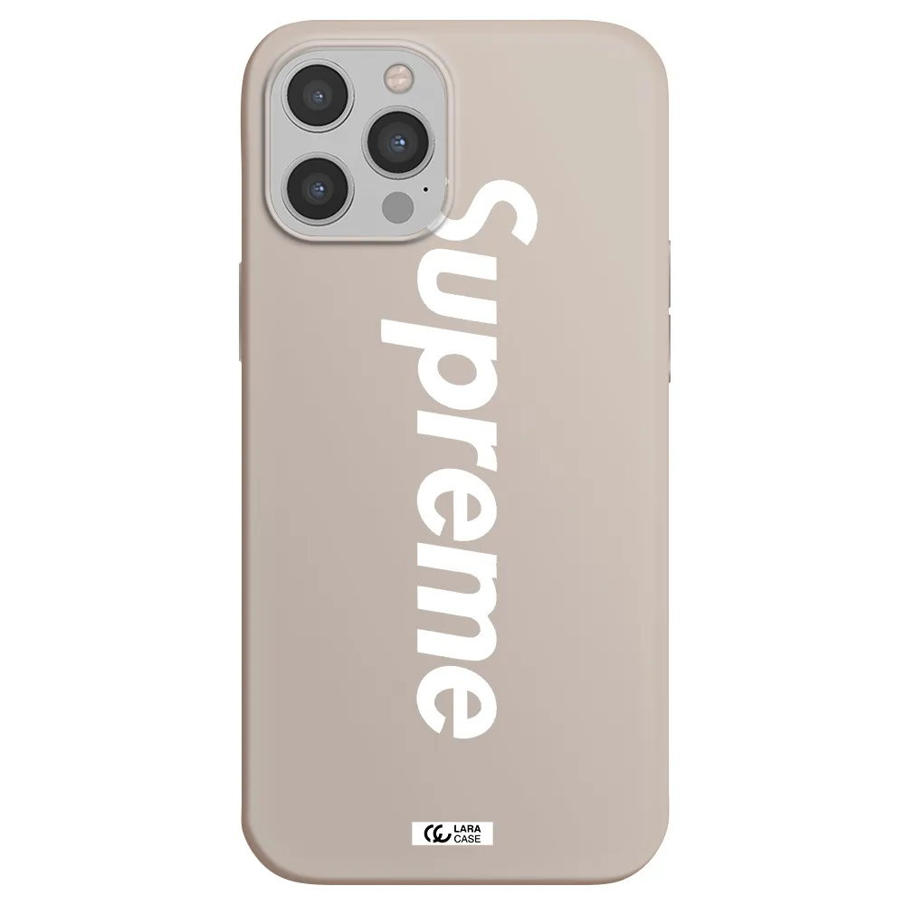 Supreme Vertical Apple iPhone 12 pro max Silicone Stone Case