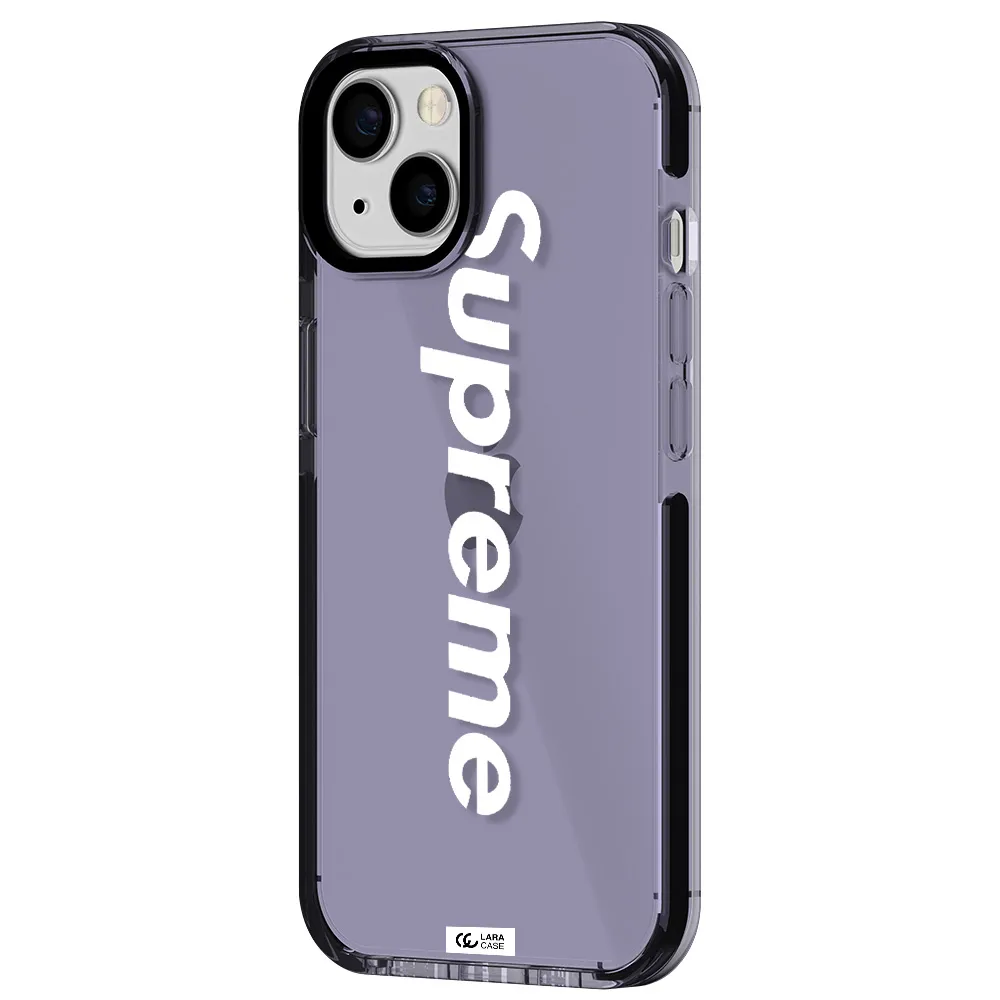 Supreme Vertical Apple iPhone 13 impact Lilac Case