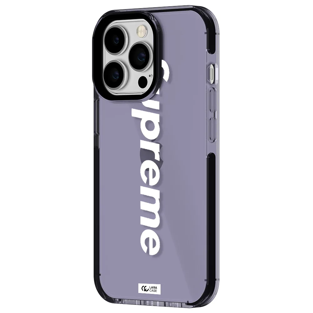 Supreme Vertical Apple iPhone 13 Pro impact Lilac Case