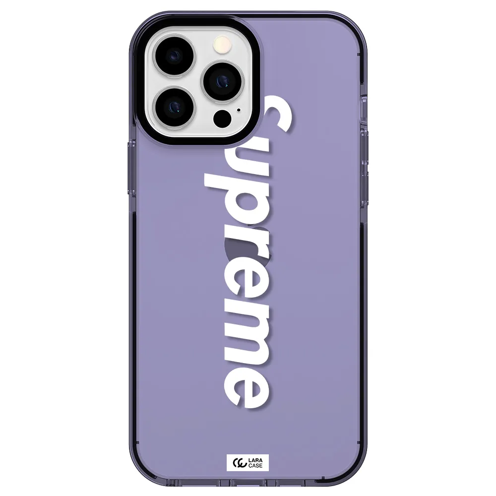 Supreme Vertical Apple iPhone 13 Pro Max impact Lilac Case