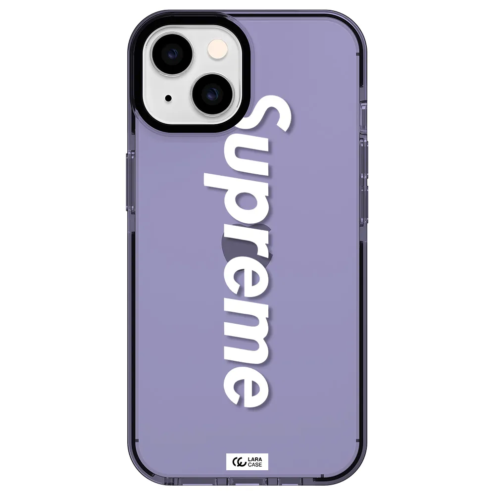 Supreme Vertical Apple iPhone 14 impact Lilac Case