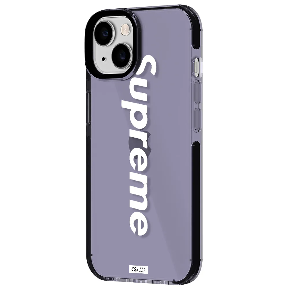 Supreme Vertical Apple iPhone 14 impact Lilac Case