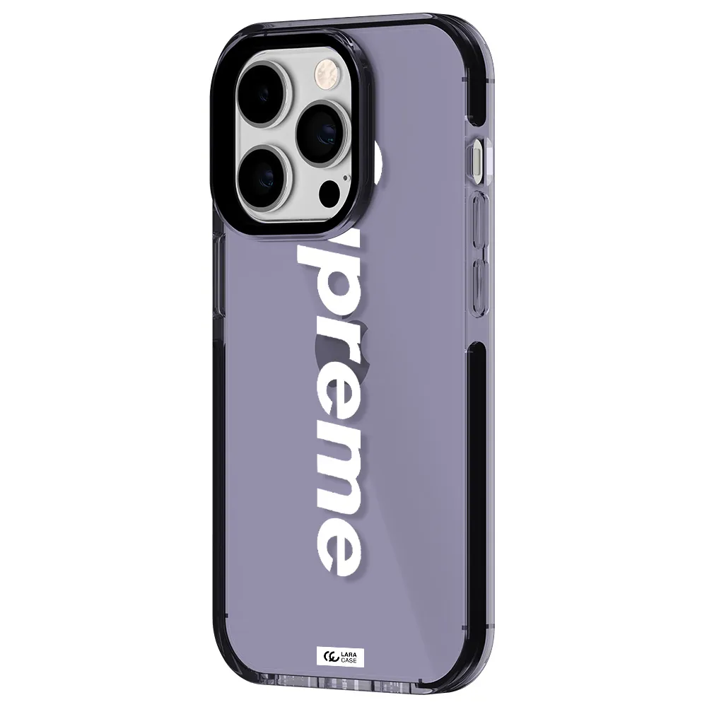 Supreme Vertical Apple iPhone 14 pro impact Lilac Case