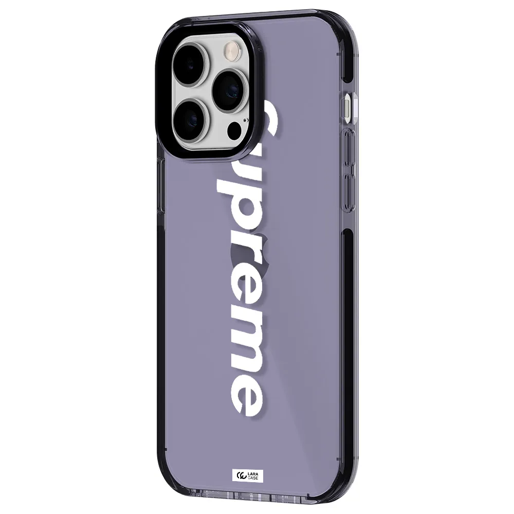 Supreme Vertical Apple iPhone 15 Pro impact Lilac Case
