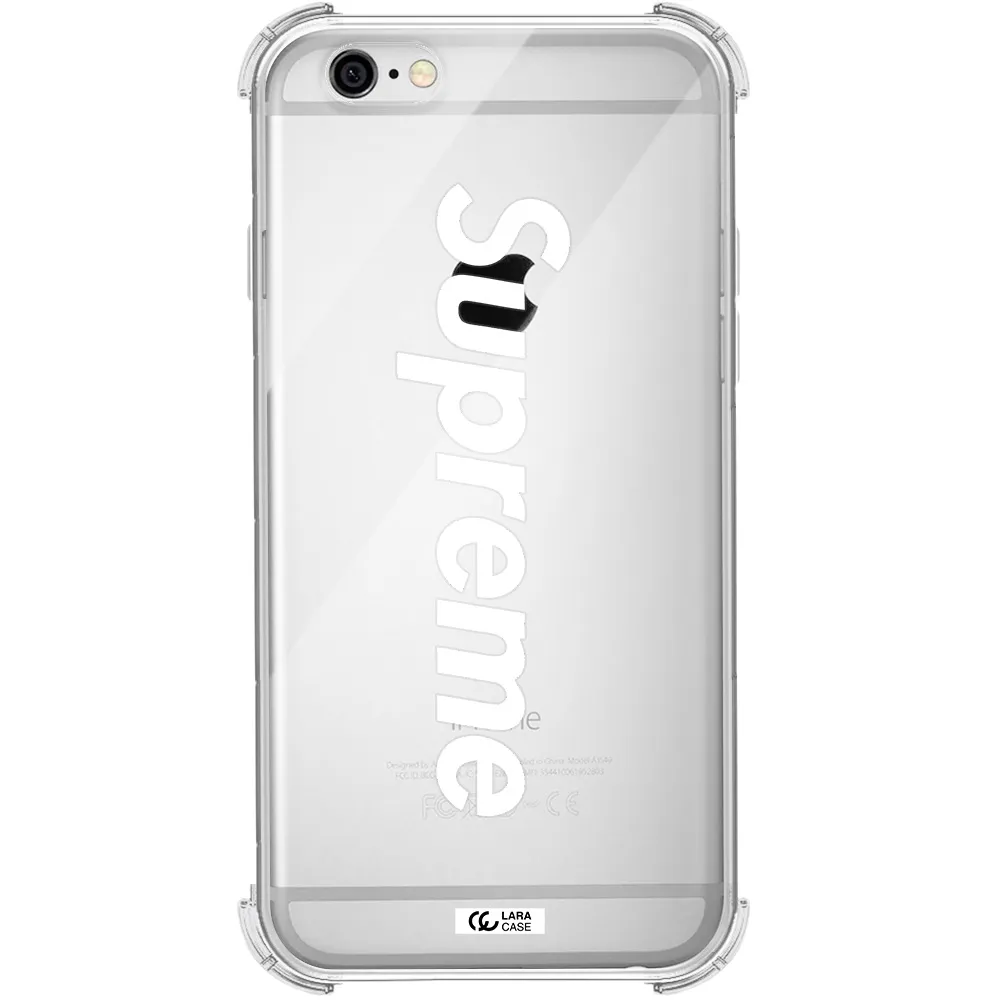 Supreme Vertical Apple iPhone 6 Clear PC Case