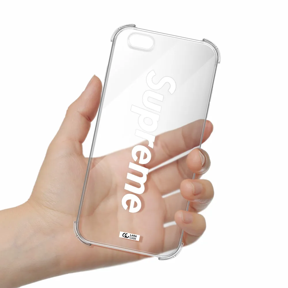 Supreme Vertical Apple iPhone 6 plus Clear PC Case