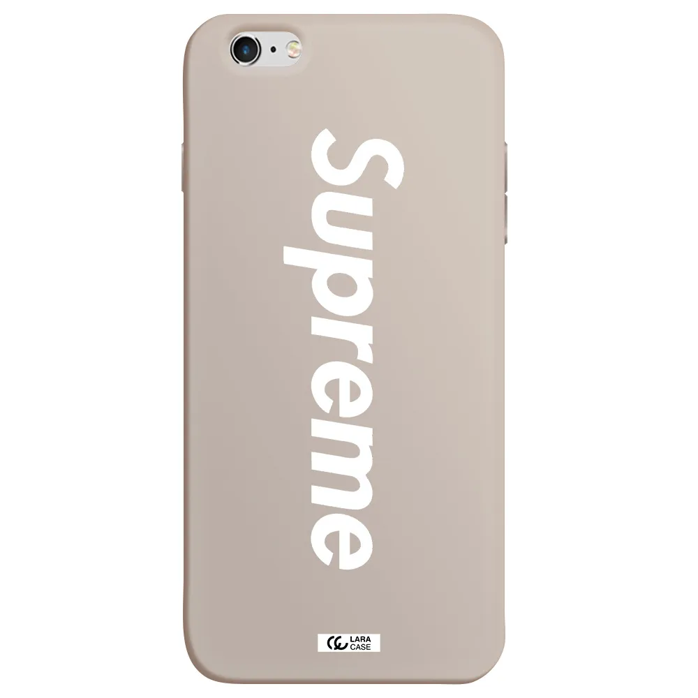 Supreme Vertical Apple iPhone 6 plus Silicone Stone Case