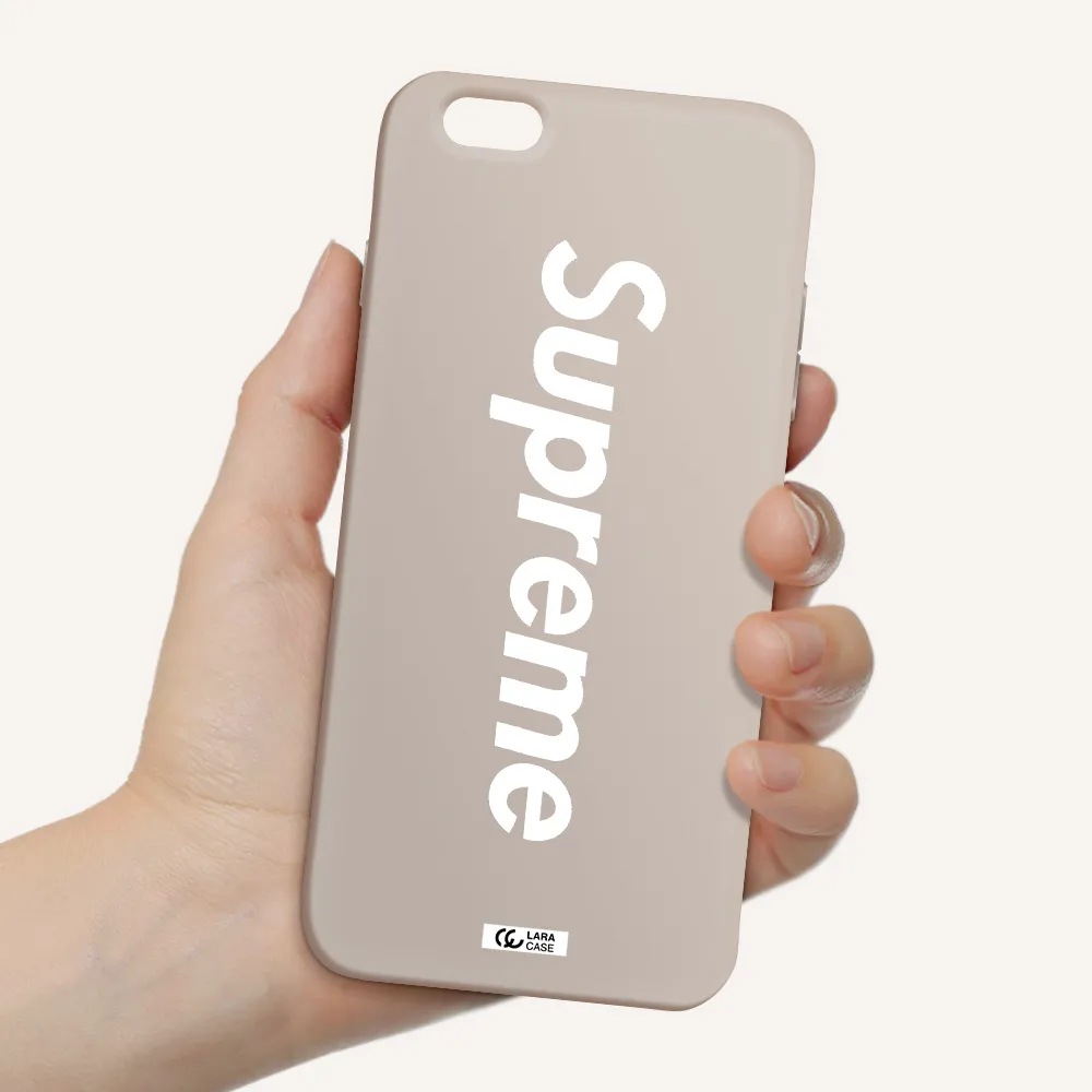 Supreme Vertical Apple iPhone 6 s plus Silicone Stone Case