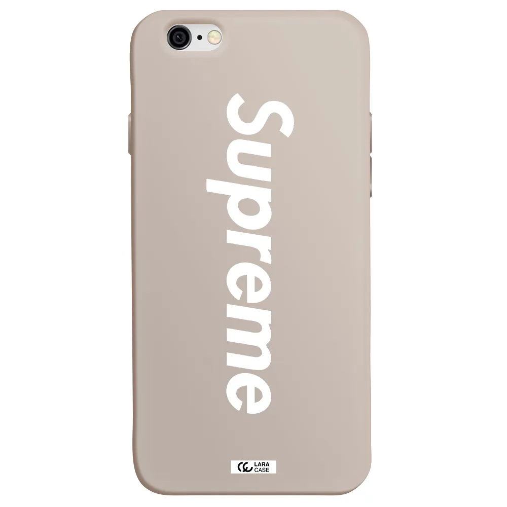 Supreme Vertical Apple iPhone 6 Silicone Stone Case