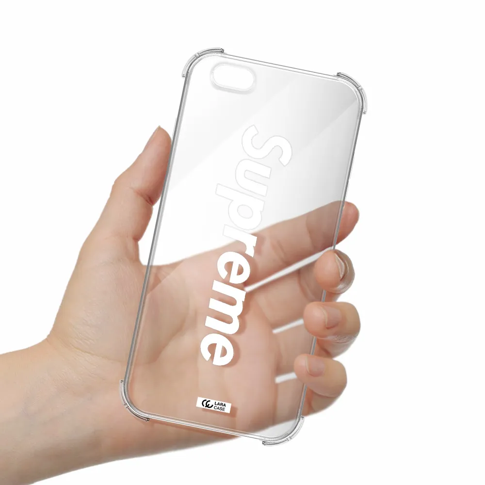 Supreme Vertical Apple iPhone 6S Clear PC Case