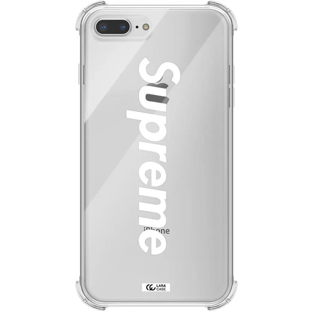 Supreme Vertical Apple iPhone 7 plus Clear PC Case