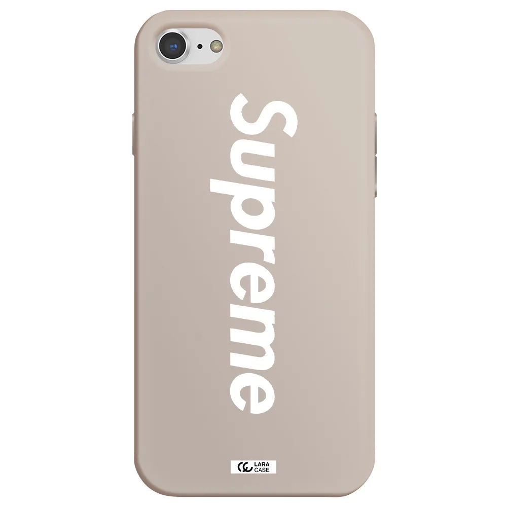 Supreme Vertical Apple iPhone 7 Silicone Stone Case