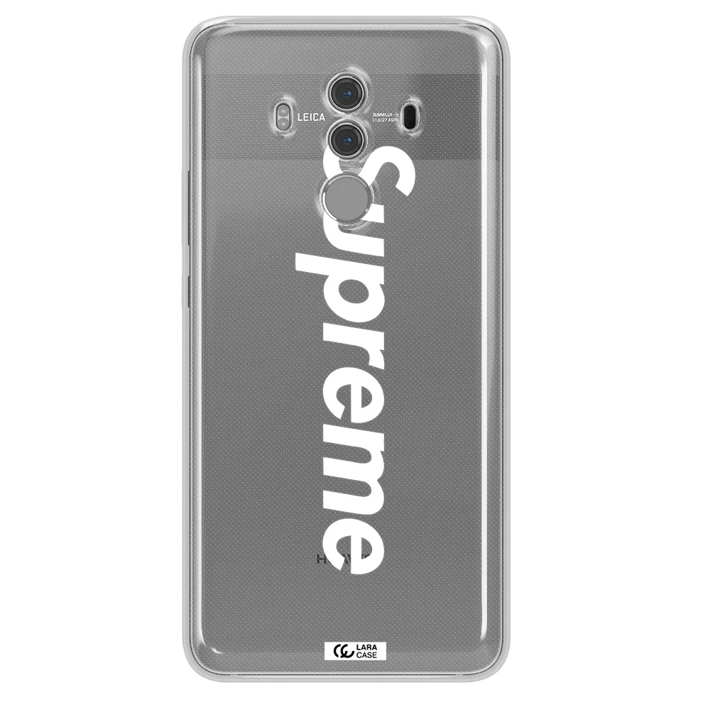 Supreme Vertical Huawei Mate 10 Pro Clear TPU Case