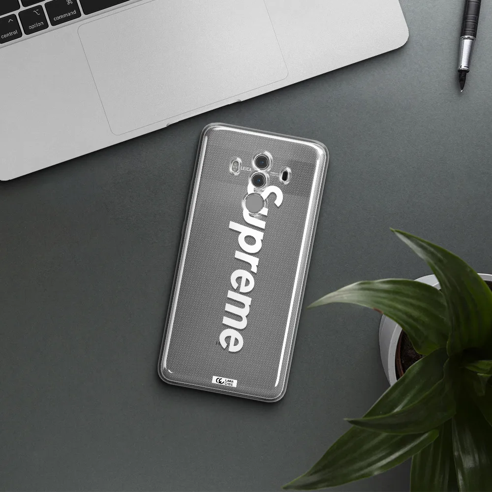 Supreme Vertical Huawei Mate 10 Pro Clear TPU Case