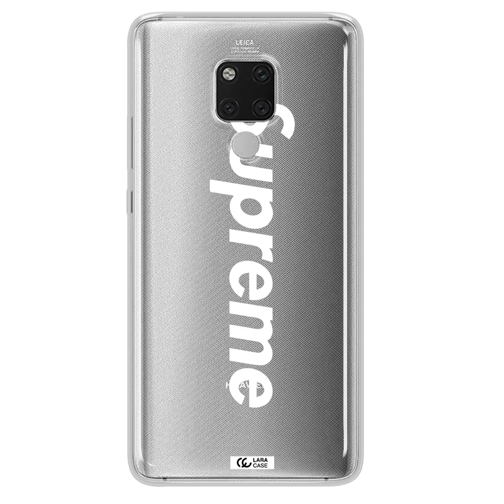 Supreme Vertical Huawei Mate 20X Clear TPU Case