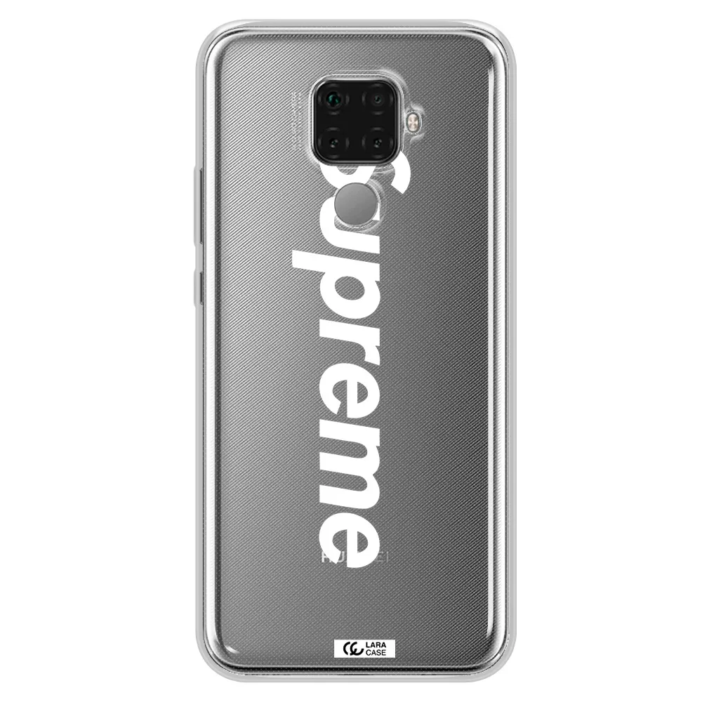 Supreme Vertical Huawei Mate 30 Lite Clear TPU Case