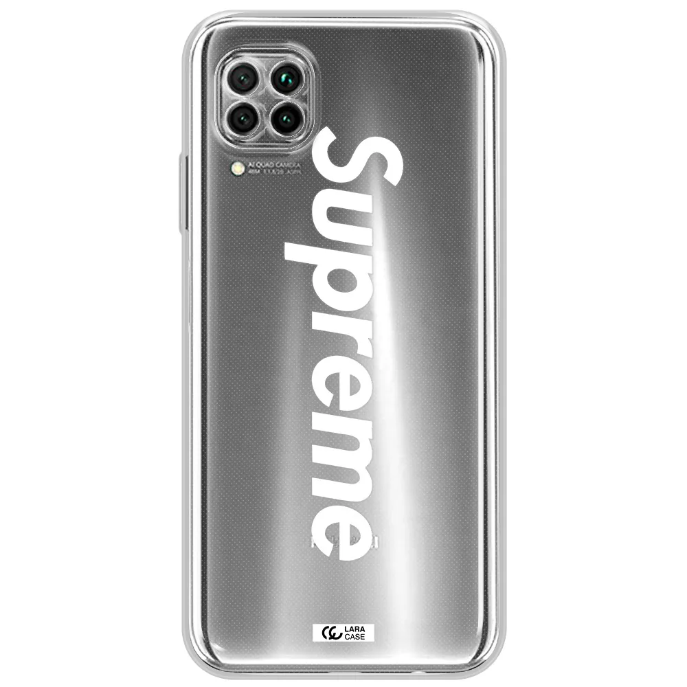 Supreme Vertical Huawei Nova 7I Clear Tpu Case