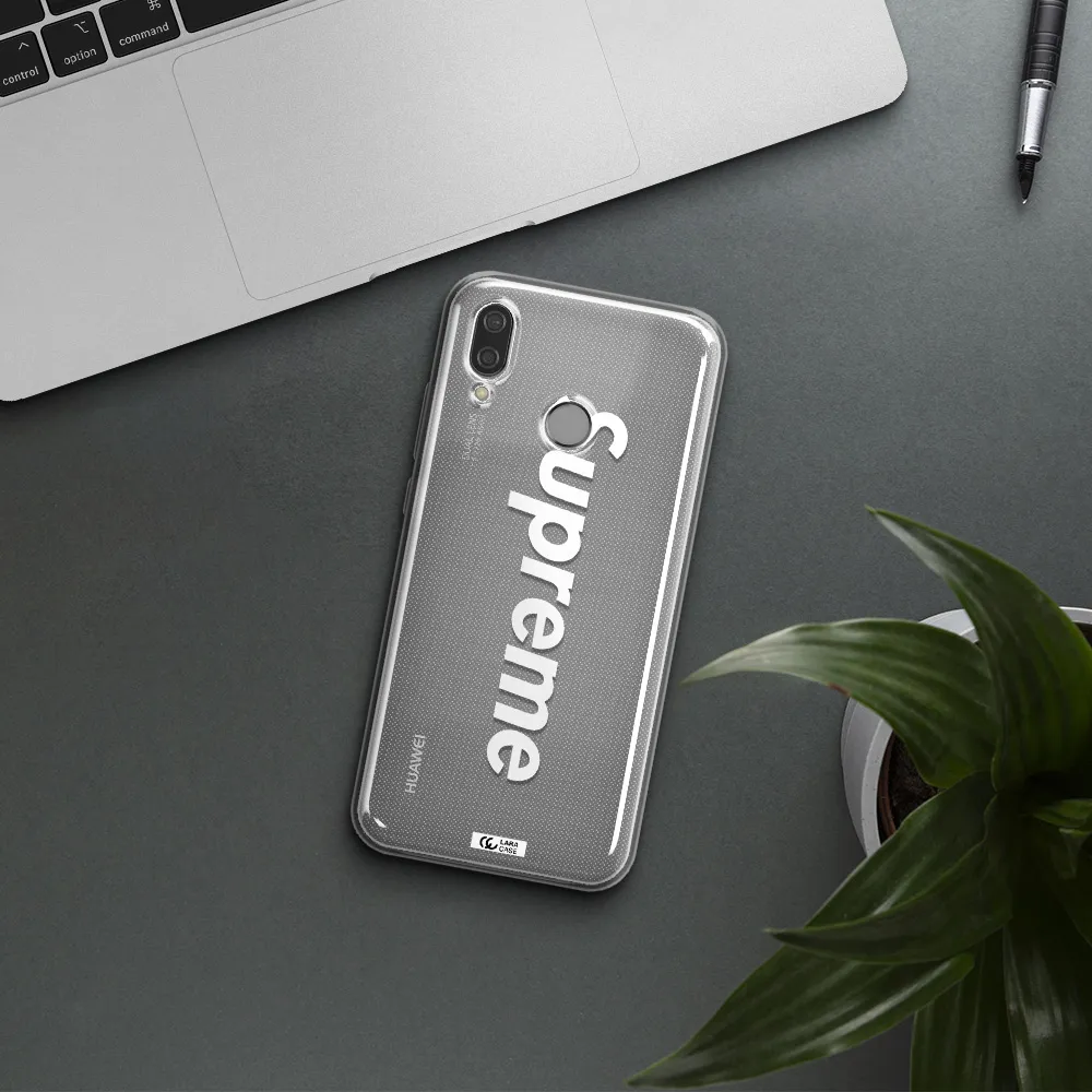 Supreme Vertical Huawei P20 Lite Clear TPU Case