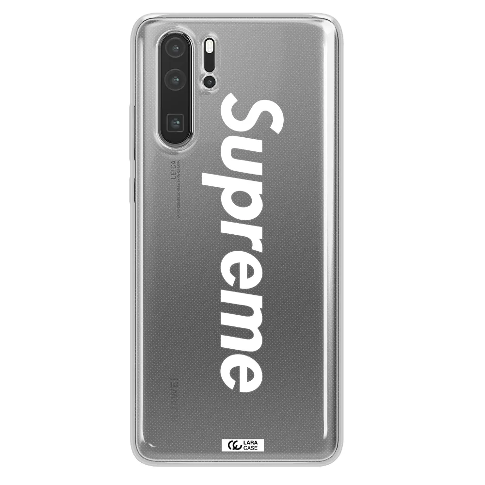Supreme Vertical Huawei P30 Pro Clear TPU Case