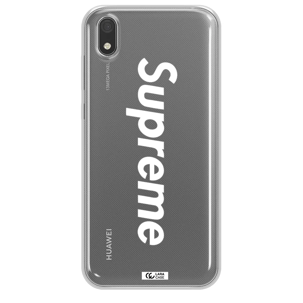 Supreme Vertical Huawei Y5 2019 Clear TPU Case
