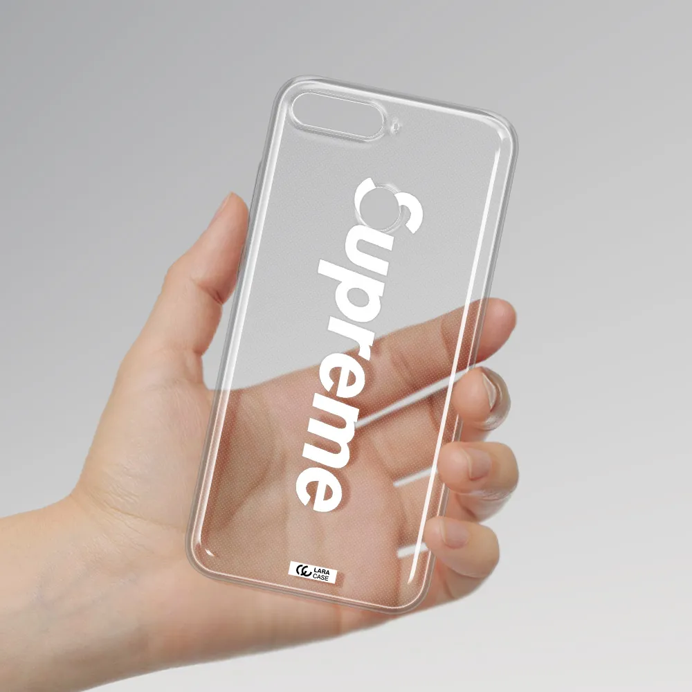 Supreme Vertical Huawei Y6 Prime 2018 Clear TPU Case