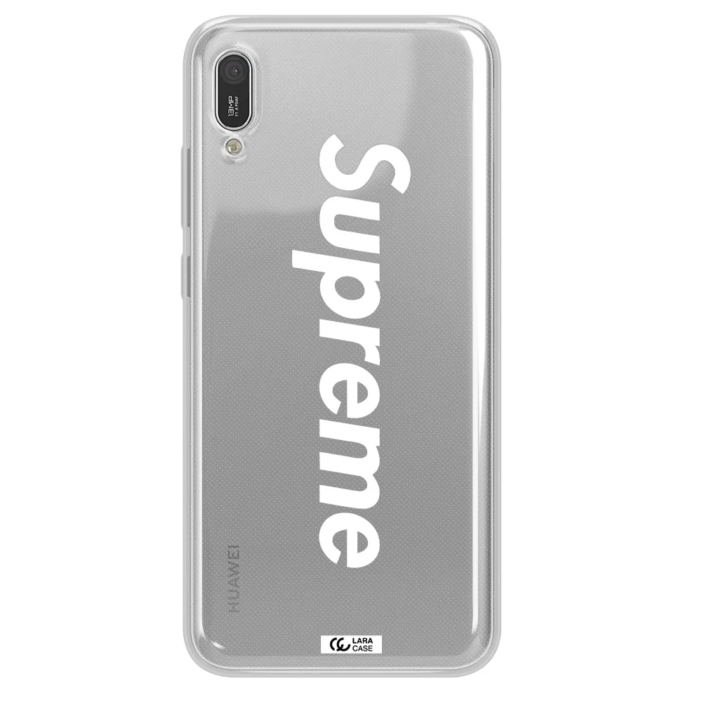 Supreme Vertical Huawei Y6 Pro 2019 Clear TPU Case