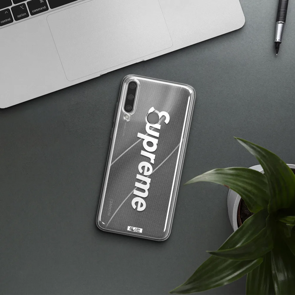 Supreme Vertical Huawei Y6P Clear TPU Case