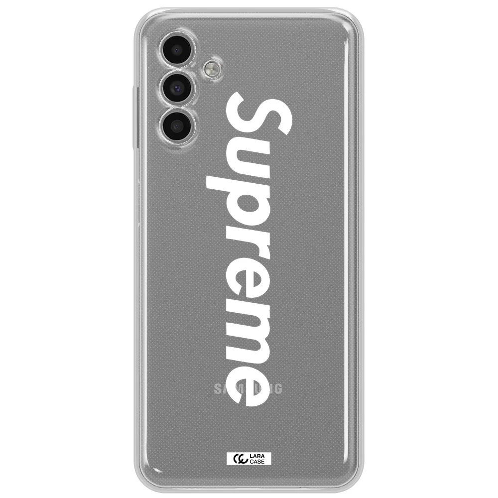 Supreme Vertical Samsung A13 5G Clear Tpu Case